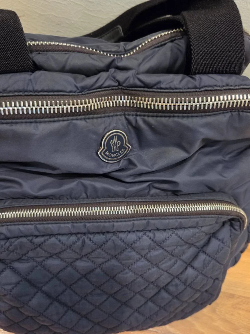 Moncler diaper bag